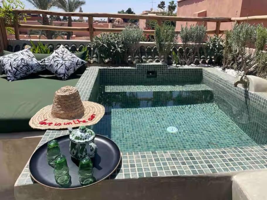 Riad Ptit Kech, Bassin Terrasse - Petits Dejeuners Marraquexe Exterior foto